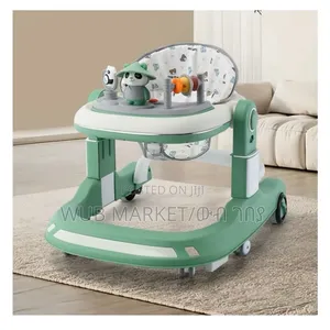 4-in-1 Multifunctional Baby Walker ሁለገብ የልጆች ዘመናዊ መለማመጃ ጀሬሎ