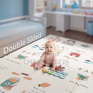 ውሃ የማያስገባ የሕጻን መጫወቻ ማቴ 2x1.8 ሜትር | Large Waterproof Baby Play Mat
