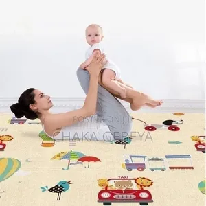 ውሃ የማያስገባ የሕጻን መጫወቻ ማቴ 2x1.8 ሜትር | Large Waterproof Baby Play Mat
