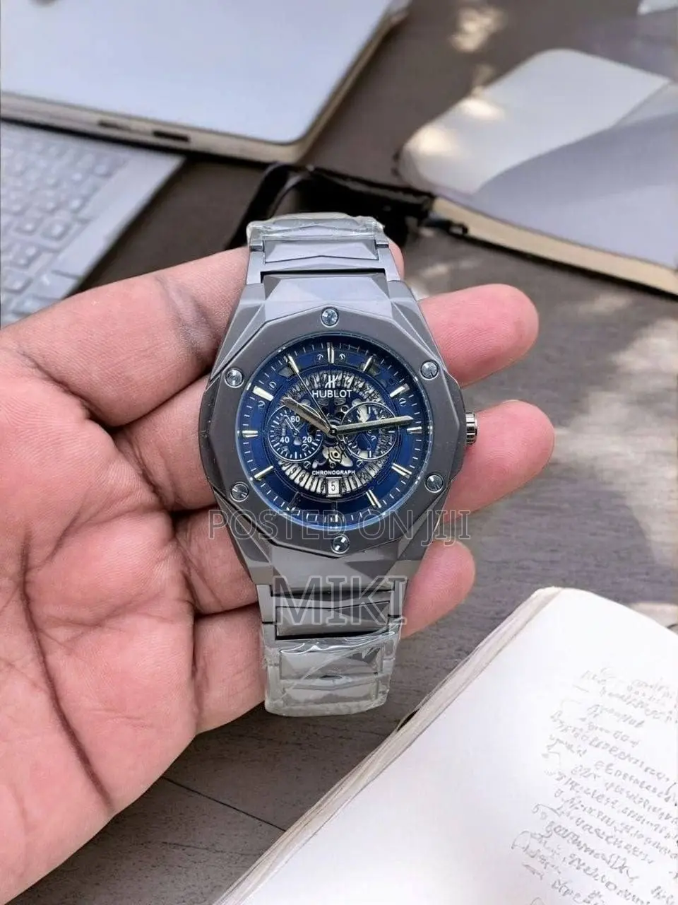 Men’s Skeleton Gear Watch