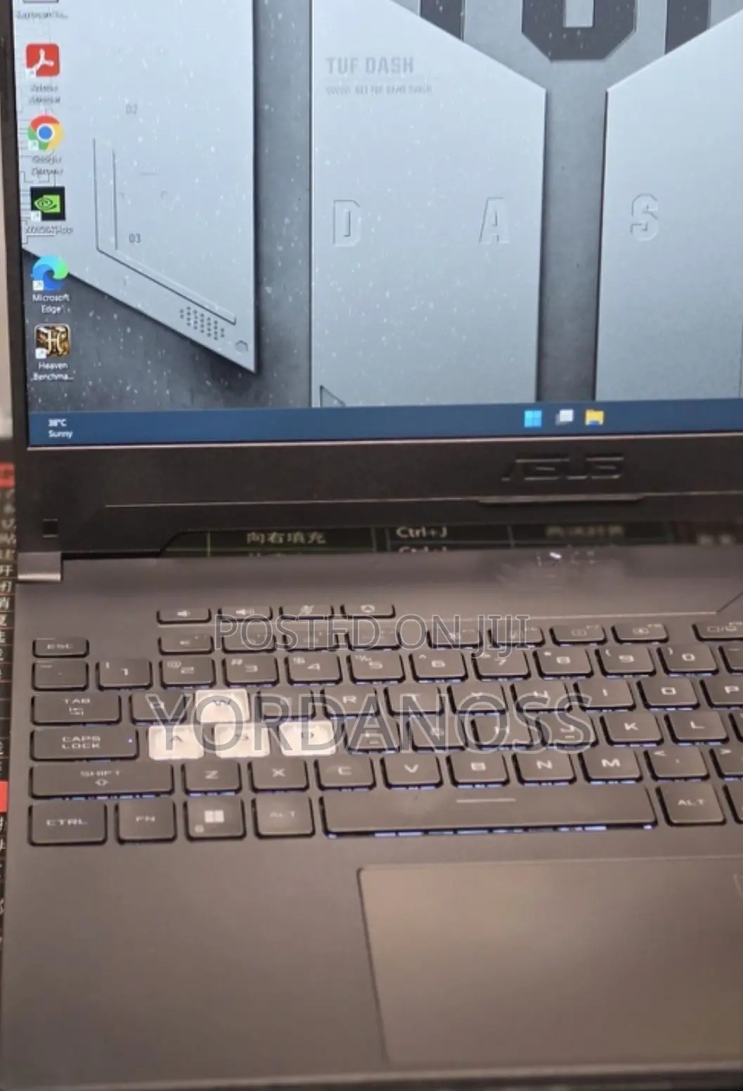 New Laptop Asus TUF Gaming A15 16GB Intel Core i7 SSD 512GB