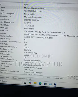New Laptop Lenovo ThinkPad L14 8GB Intel Core i5 SSD 256GB