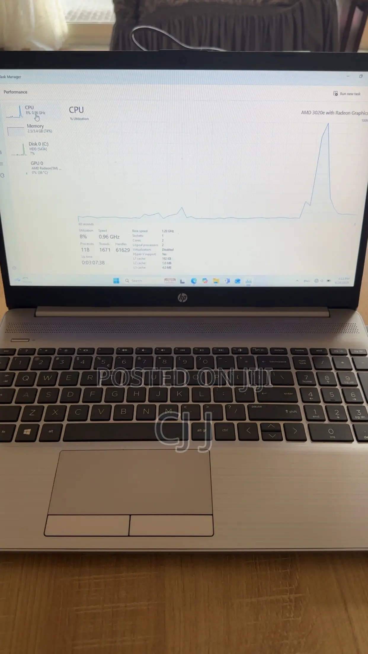 Laptop HP 15 4GB AMD HDD 1T