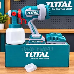 Total Chargeble Spray 20v With Charger በቻርጅ የሚሰራ ቀለም መቀብያ