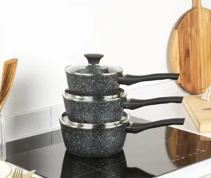 3pc High Quality Momcoc Frying Pan With Lid