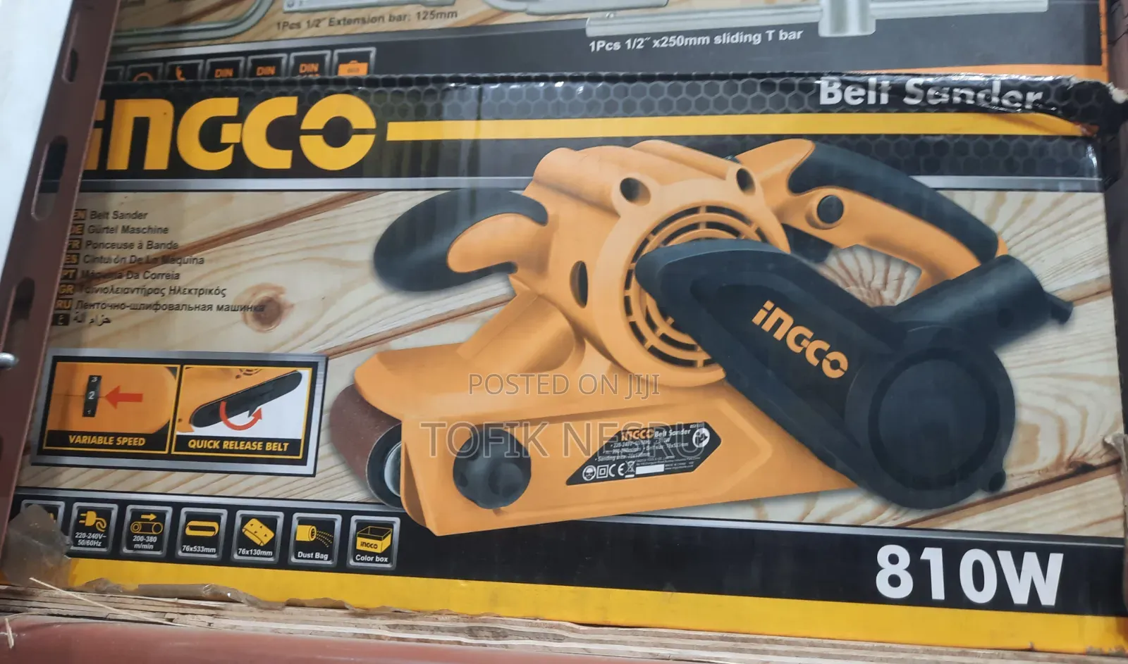 Ingco Belt Sander Machine 810w