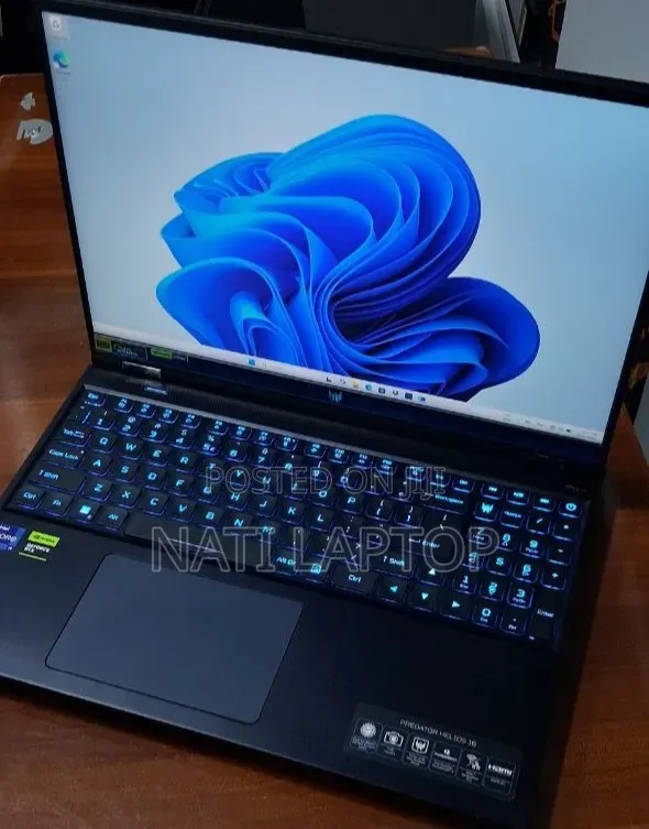 New Laptop Acer Predator Helios Neo 16 16GB Intel Core i9 SSD 1T