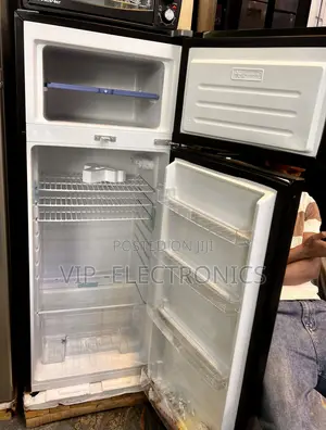BOSS Refrigerator 350 Double-Door Top-Freezer – Black VIP Electronics