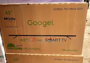 Googel 43 Inch TV Frameless Smart TV (webOS Hub / Android 15)