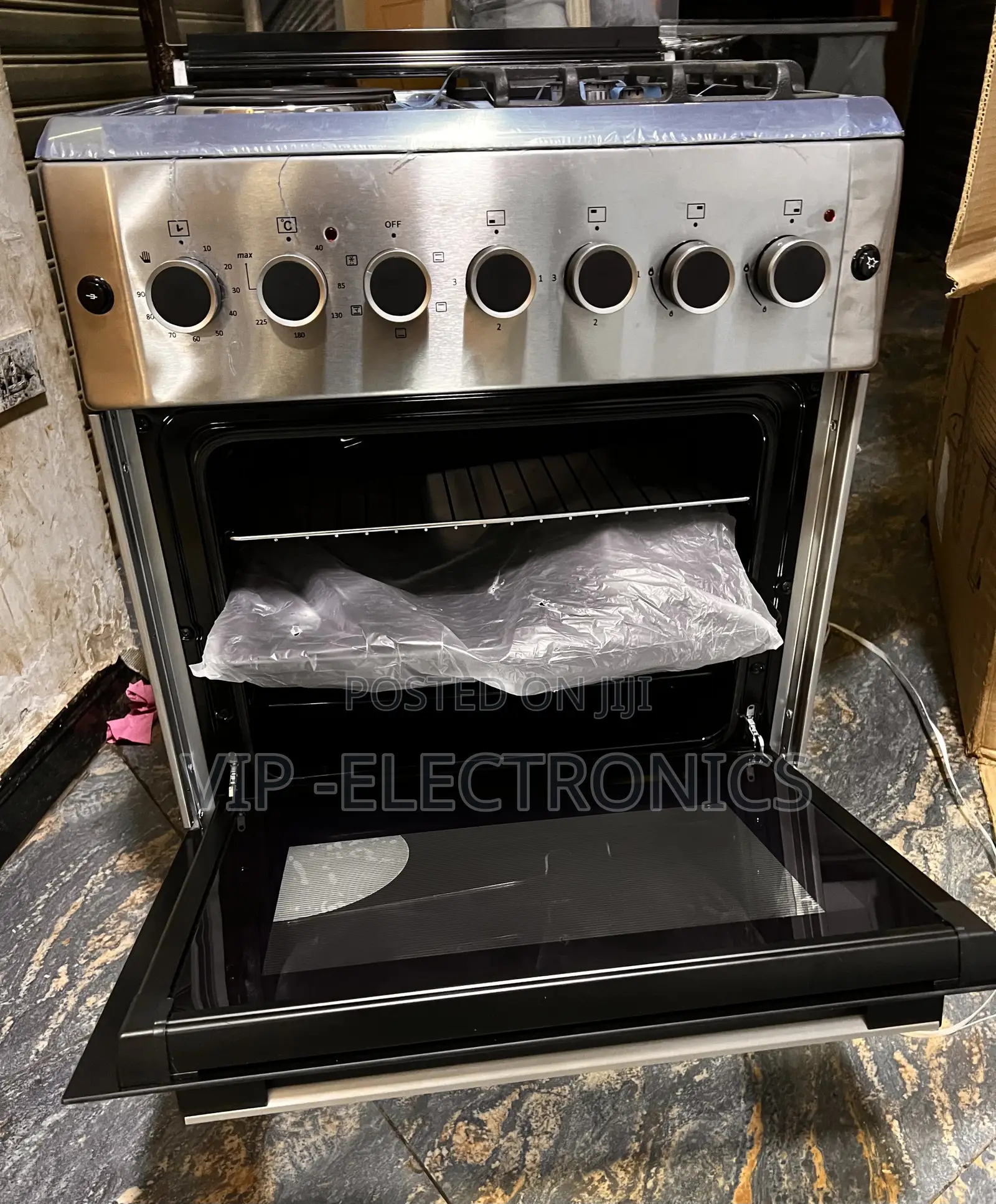 Femaslux Oven 60x60 Freestanding Electric Oven Cooker Stainless Steel