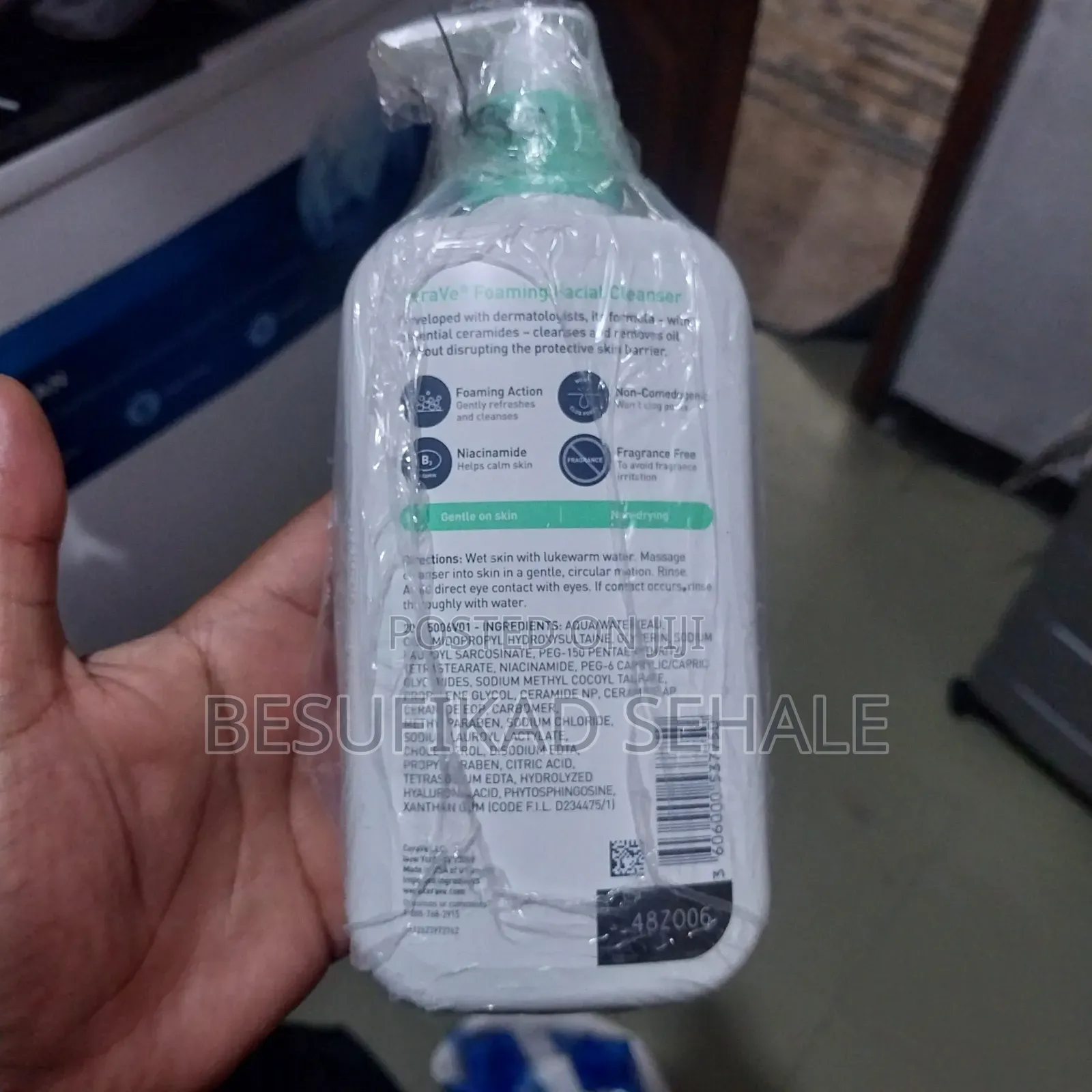 CeraVe Foaming Facial Cleanser for Daily Face Washing