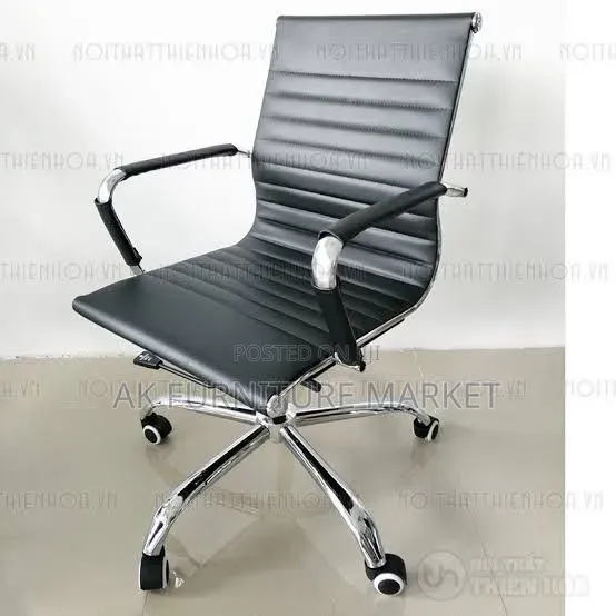 Modern High Back Leather Chair