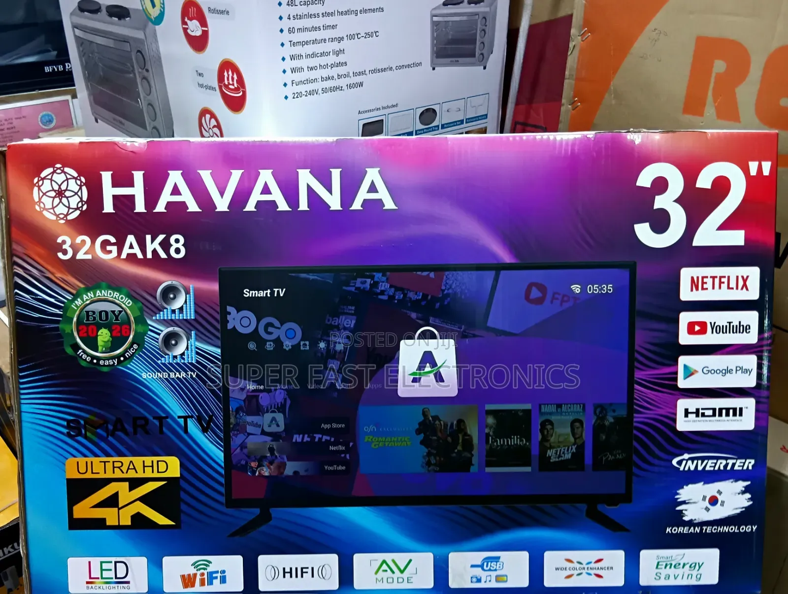 Havana 32 Inch TV Smart UHD TV – Model 32GAK8 | Ultra HD Smart LED