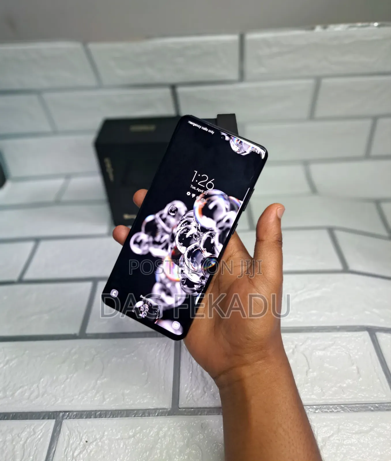 New Samsung Galaxy S20 Ultra 5G 128 GB Black
