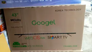 Google 43 Inch TV Smart TV – | Android 15 | webOS Hub Frameless IPS