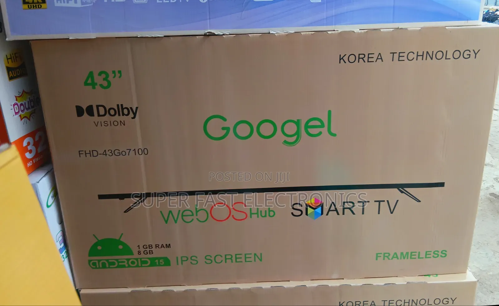 Google 43 Inch TV Smart TV – | Android 15 | webOS Hub Frameless IPS