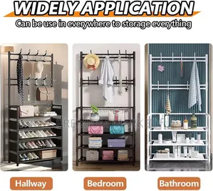 Shoe Organizer and Cloth Rack የልብስ እና ጫማ መደርደሪያ