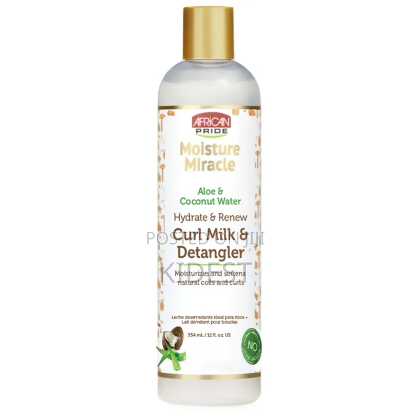 African Pride Curl Milk and Detangling Hair Lotion