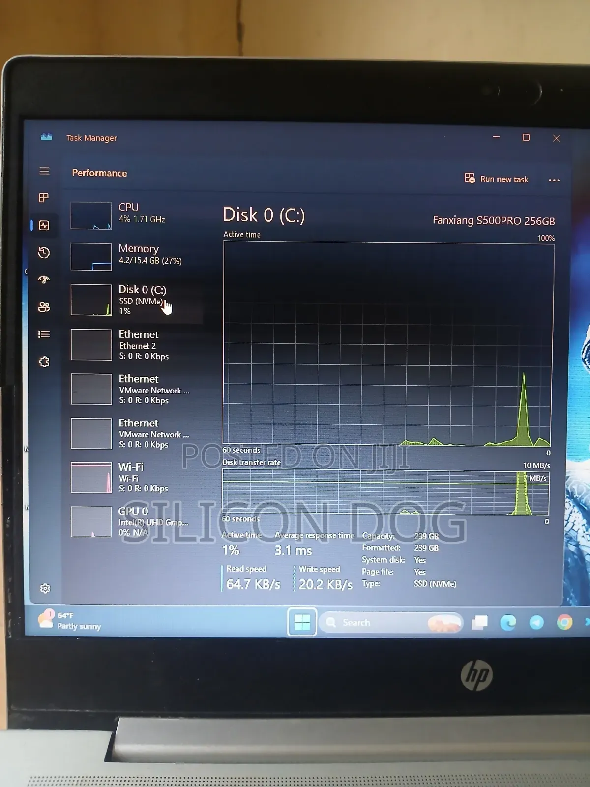 Laptop HP ProBook 440 G7 16GB Intel Core i5 SSD 256GB