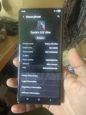 Samsung Galaxy S22 Ultra 256 GB Black