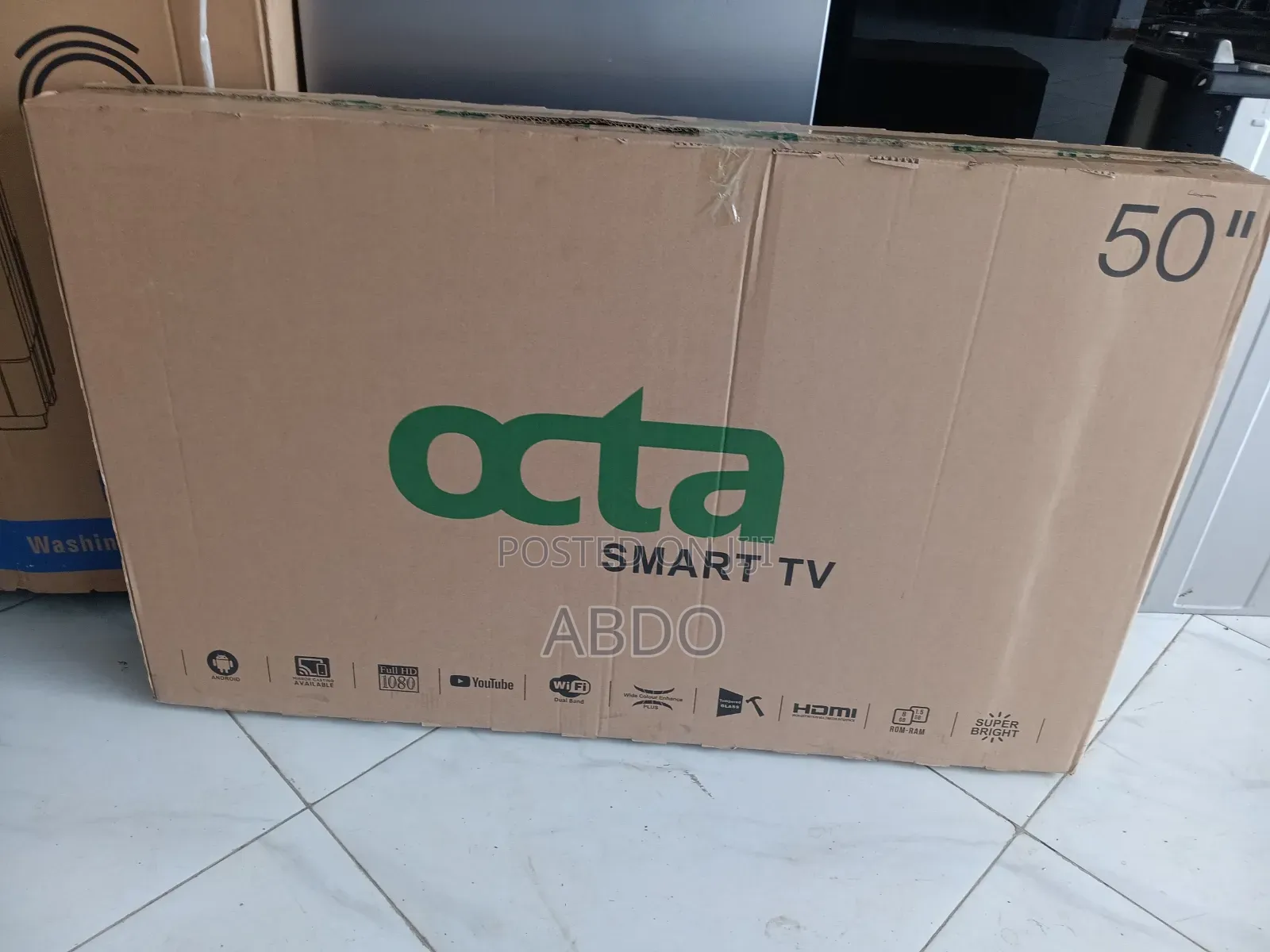 Octa Smart Led TV 50 Inch Andraid Doubel Gelass 2026 Hifi Speaker N