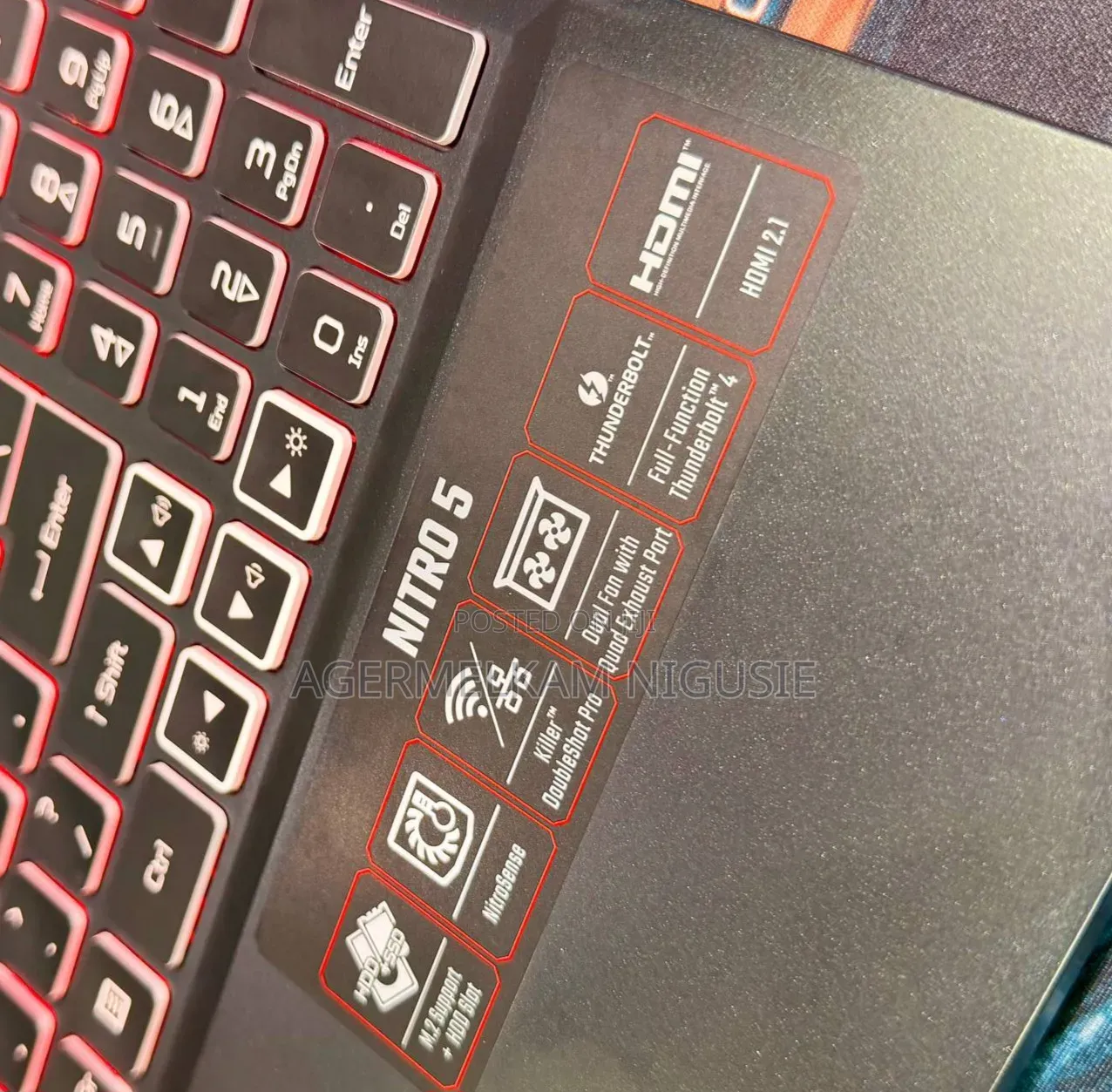 New Laptop Acer Nitro 5 16GB Intel Core i5 SSD 512GB