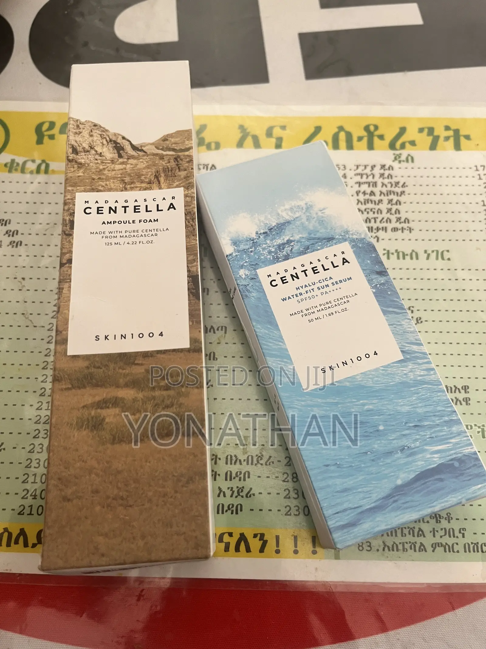 Big Discount Centella Cleanser and Sunscreen