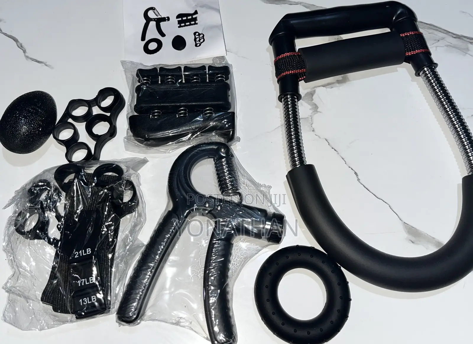 7-Piece Hand Grip Strengthener Set | Adjustable