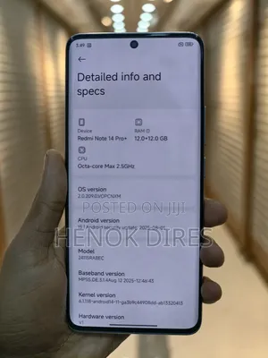 New Xiaomi Redmi Note 14 Pro+ 256 GB