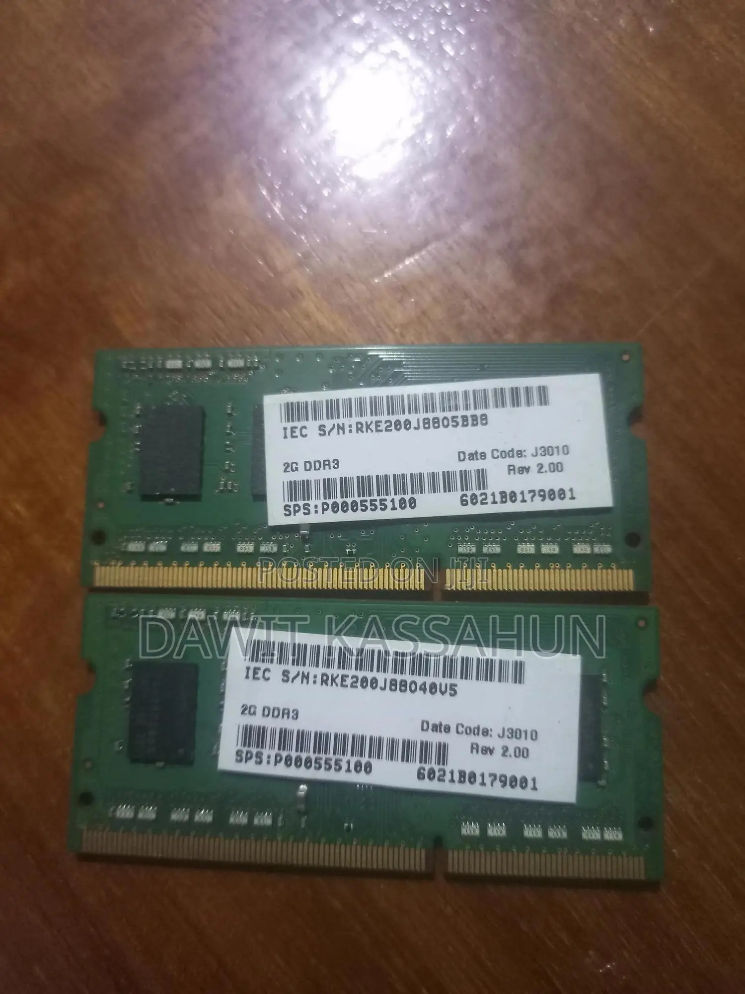 Samsung Ddr3 2GB Rams