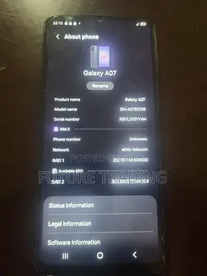 Samsung Galaxy A07 4G 128 GB Black
