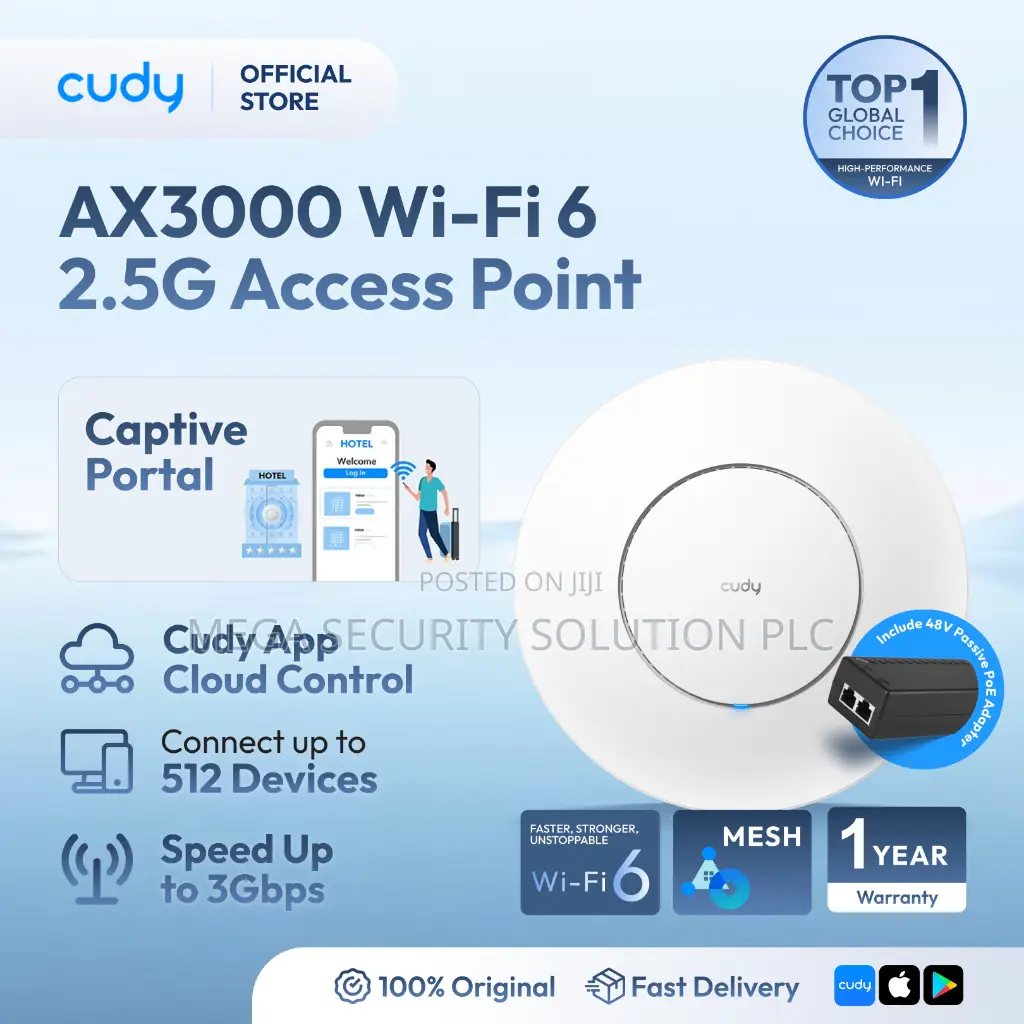Cudy Wifi 6 Access Point Ap3000
