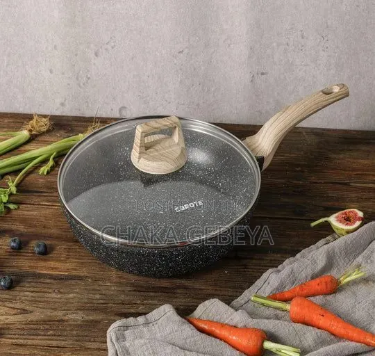 Momcoc Deep Fry Pan – With Lid – Free Delivery