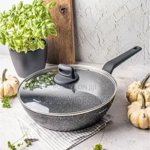 Momcoc Deep Fry Pan – With Lid – Free Delivery