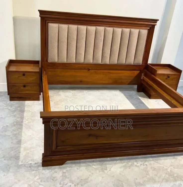 Order Solid-Wood Bed With Durability. አልጋ