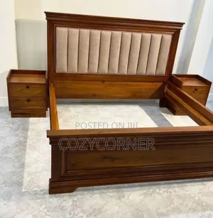 Order Solid-Wood Bed With Durability. አልጋ