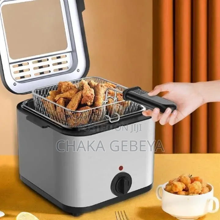 2.5L Deep Fryer – Stainless Steel, Adjustable Temp, With Basket