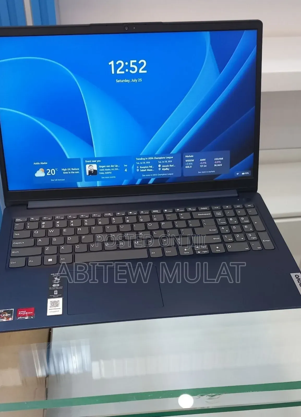 New Laptop Lenovo IdeaPad 1 8GB AMD Ryzen 5 SSD 256GB