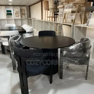 Timely 4 Seater Dining Set to Order Instantly. የምግብ ጠረጴዛ