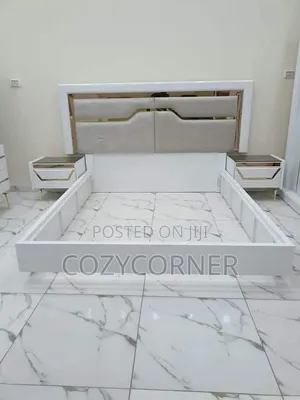 1.50 Meter Bed With a Touch of Elegance. አልጋ