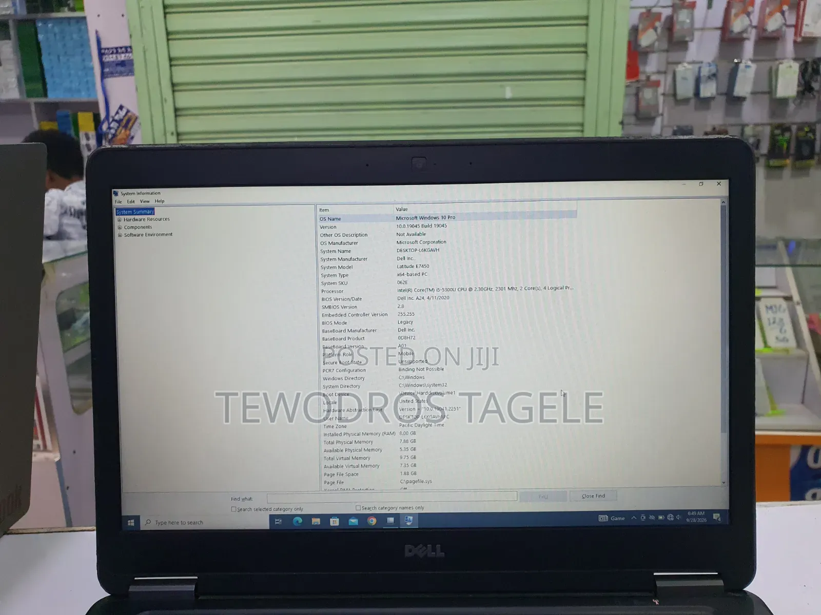 Laptop Dell Latitude E7450 8GB Intel Core i5 SSD 512GB