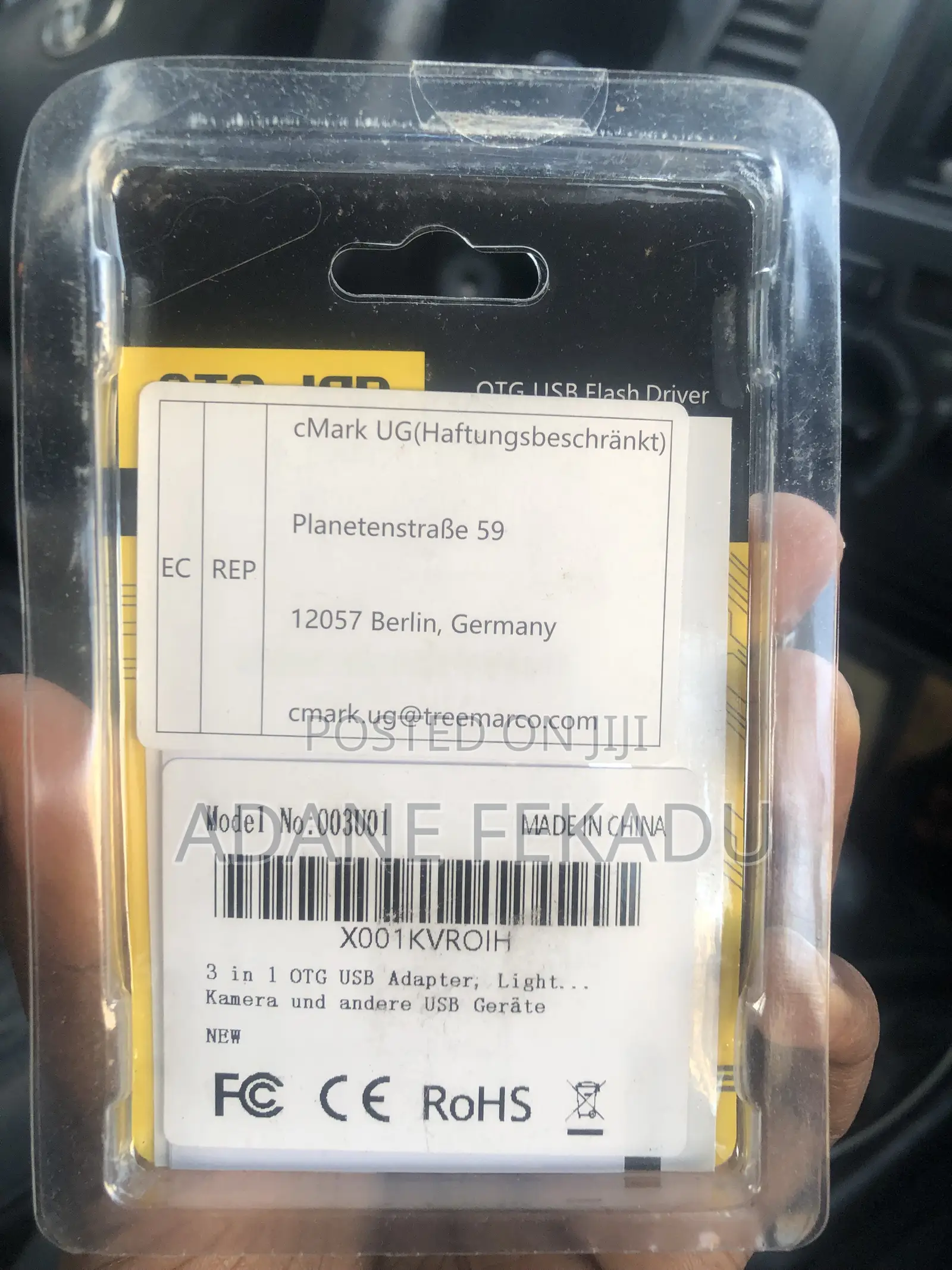 3 in 1 USB Otg Adapter From Germeny