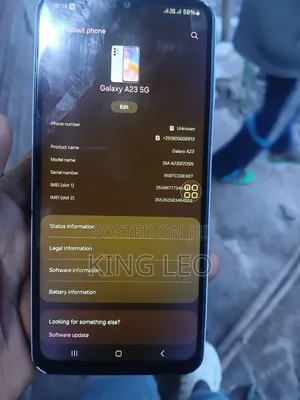 Samsung Galaxy A23 5G 64 GB Gray