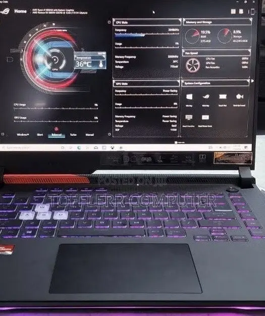 New Laptop Asus ROG Strix G15 16GB AMD Ryzen 9 SSD 512GB