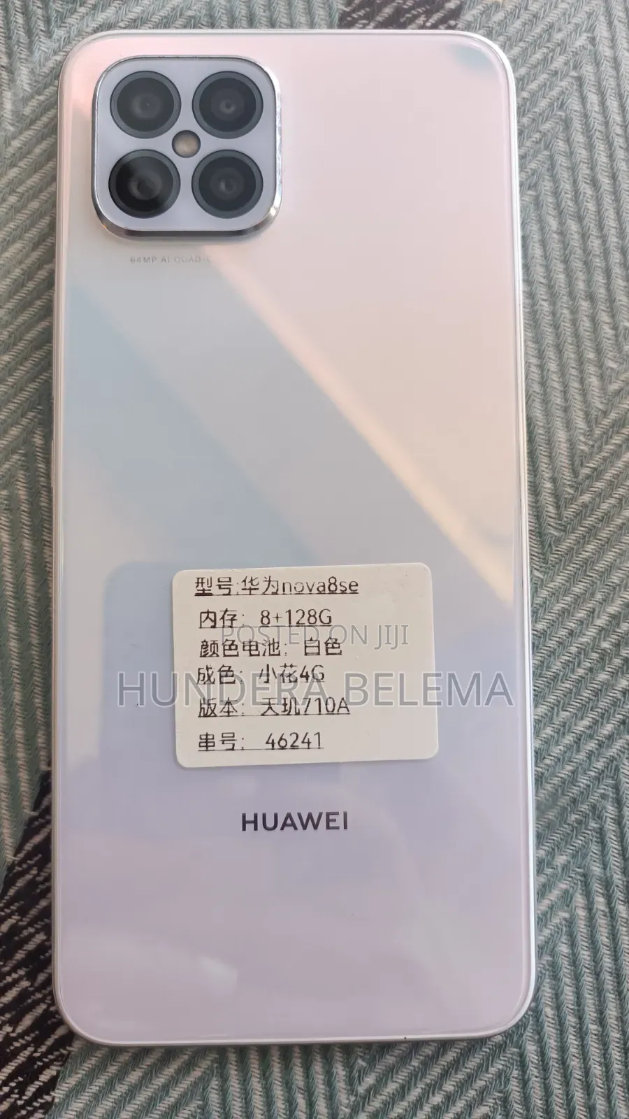 New Huawei nova 8 SE 128 GB White