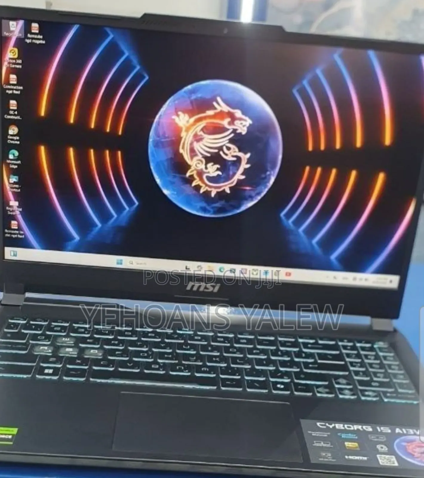New Laptop MSI Crosshair 15 B12U 16GB Intel Core i7 SSD 1T