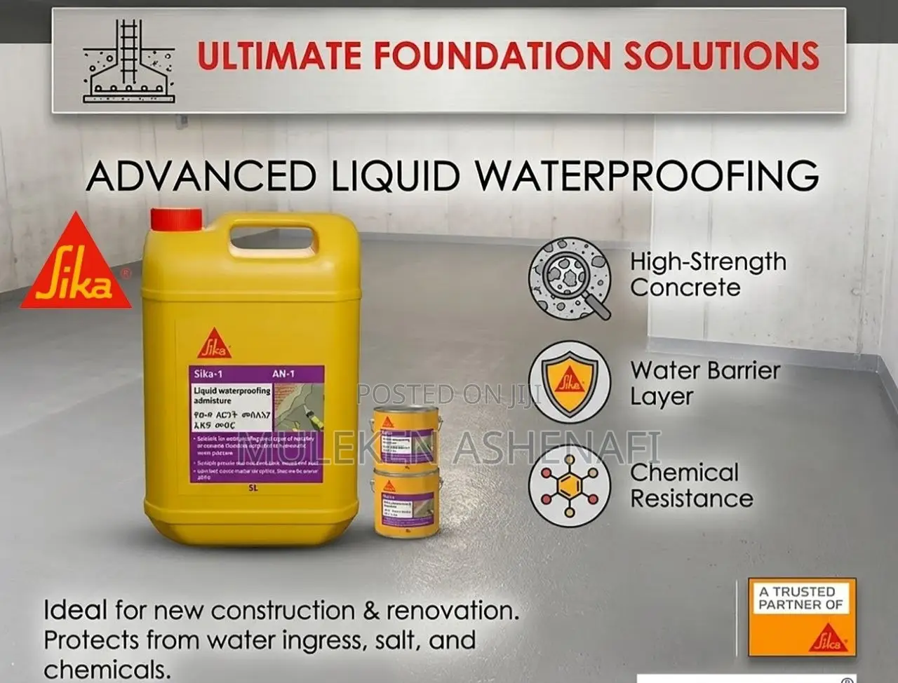 Water Proof and Chemicals (SIKA)
