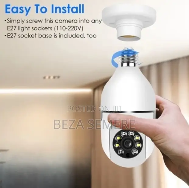 360° Pan/Tilt WiFi Security Camera – Zero Blind Spots