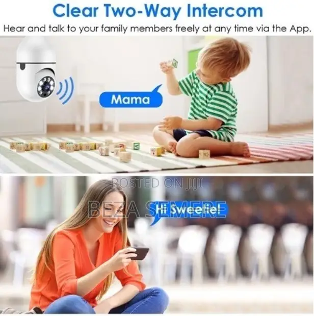 360° Pan/Tilt WiFi Security Camera – Zero Blind Spots