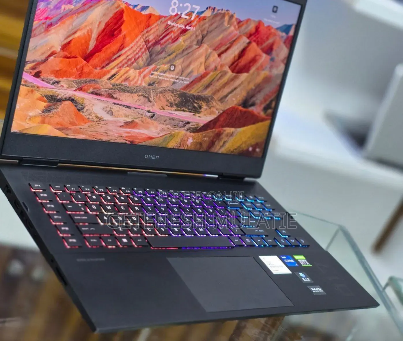 New Laptop HP Omen 17 16GB Intel Core i7 SSD 1T